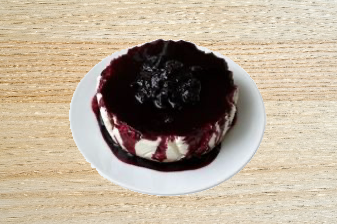 濃厚ブルーベリーチーズケーキ